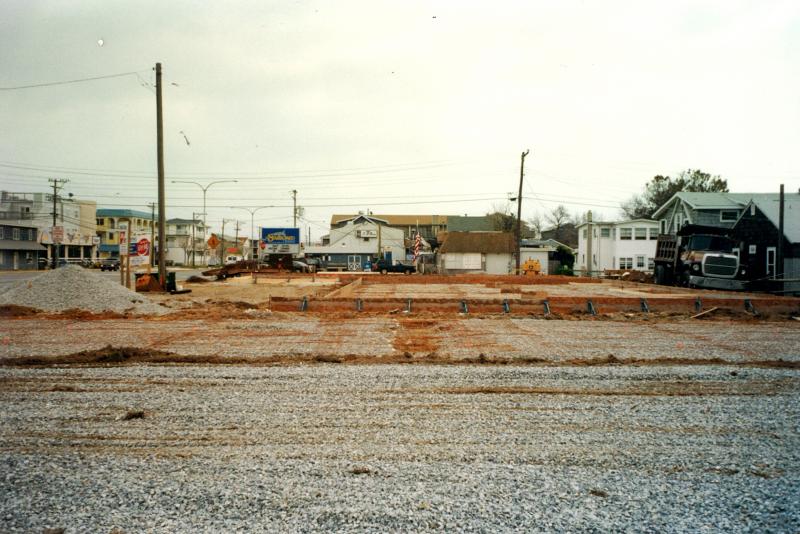 The grounds are cleared to make room for Izzy Plaza. The Starboard is visible just beyond the empty space. PAT WRIGHT PHOTO